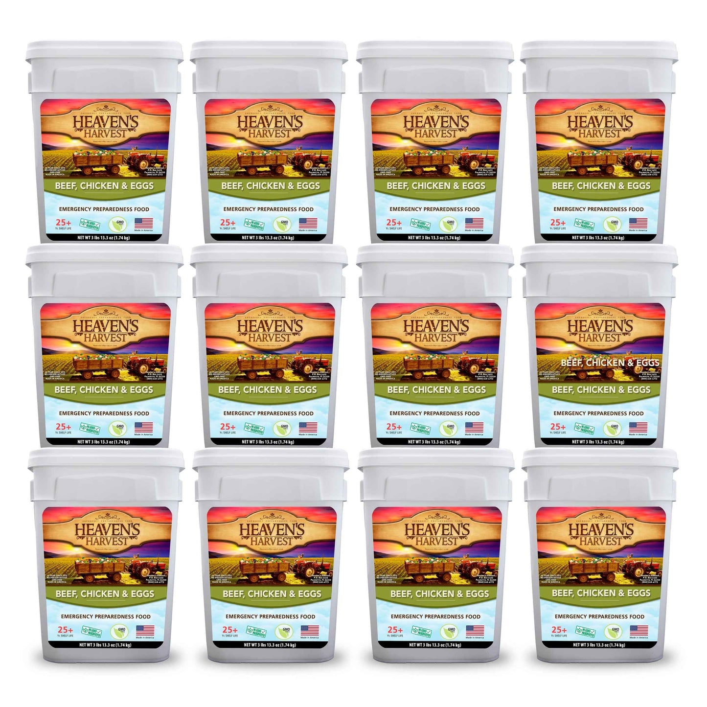 Combo Kit - Breakfast, Entree + Protein - 12 Months - Emergency Survival Food Kit