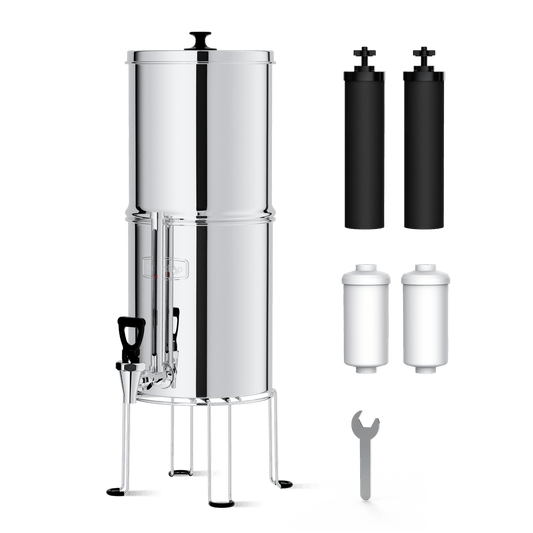 Waterdrop 2.25-gallon King Tank Gravity Water Filter System, With Stand - East Bay Industries