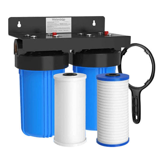 Waterdrop WHF21-PG 5 Micron 2-Stage Whole House Water Filtration System - East Bay Industries