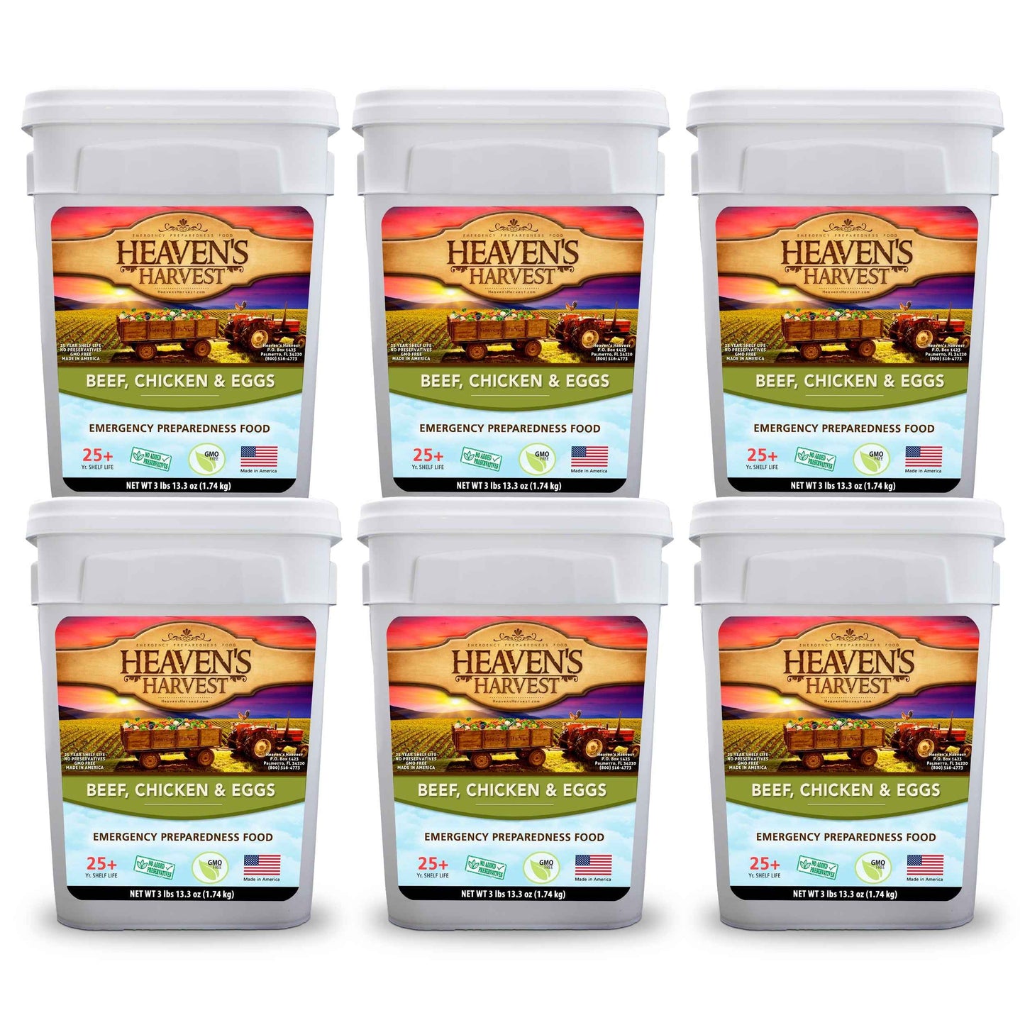 Combo Kit - Breakfast, Entree + Protein - 6 Months - Emergency Survival Food Kit