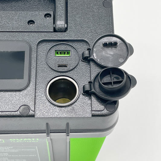 EXP240PRO CPAP Battery with DC Cord | Portable, Solar Rechargeable LiFePO4 Battery - East Bay Industries