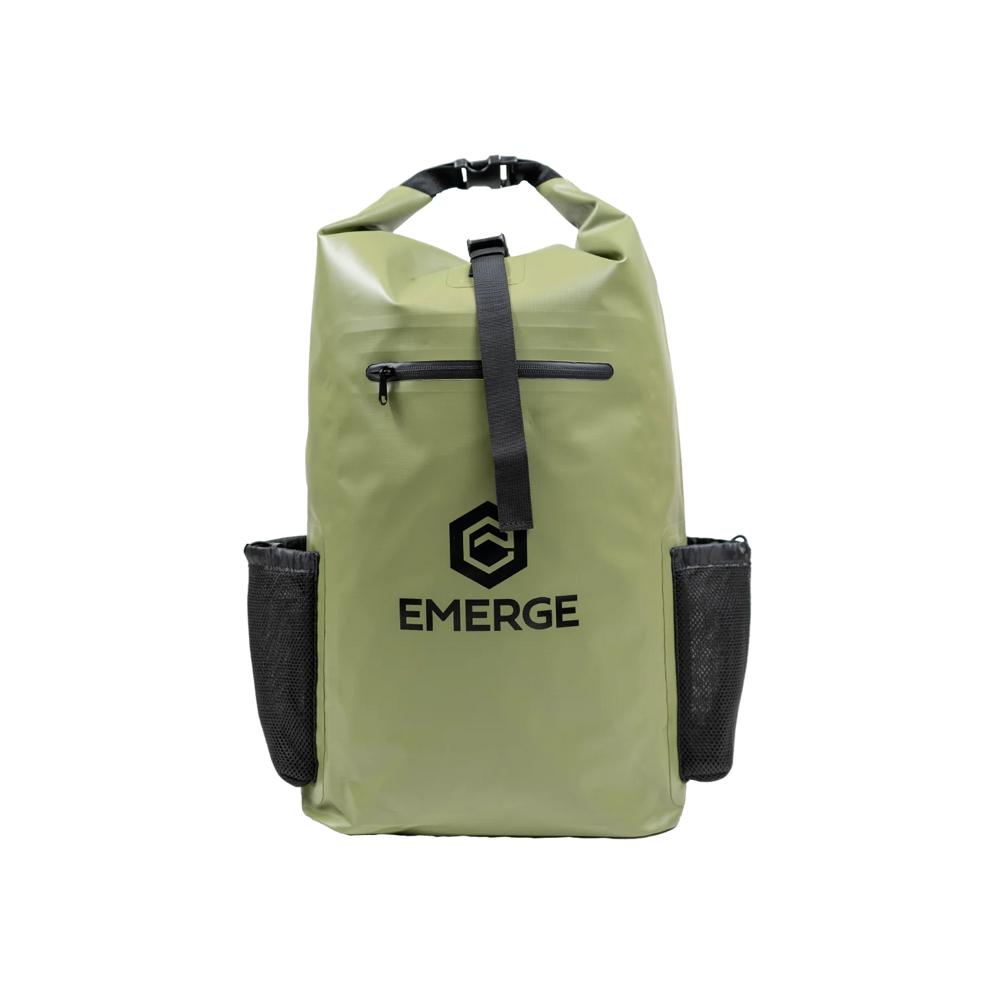 30L Heavy Duty Dry Bag w/ Straps - Olive