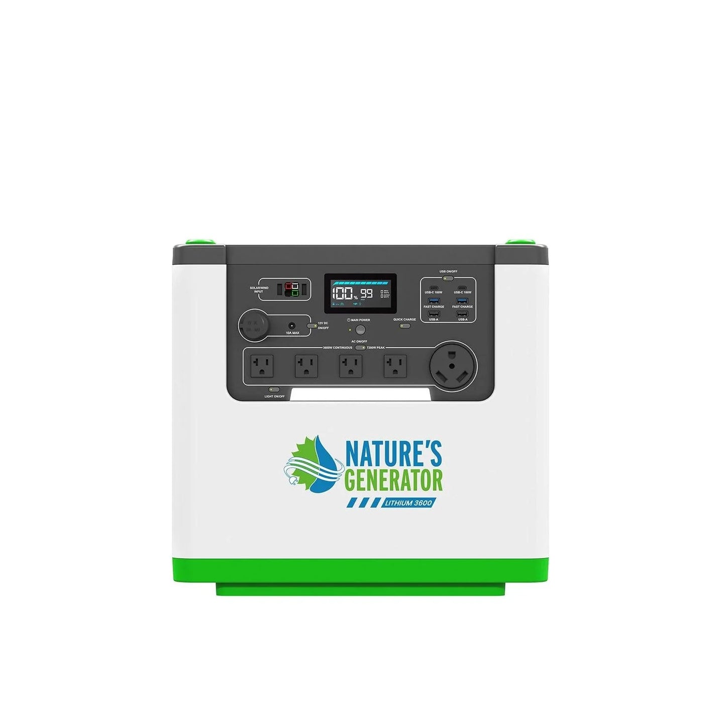Nature's Generator Lithium 3600 Power Station - East Bay Industries