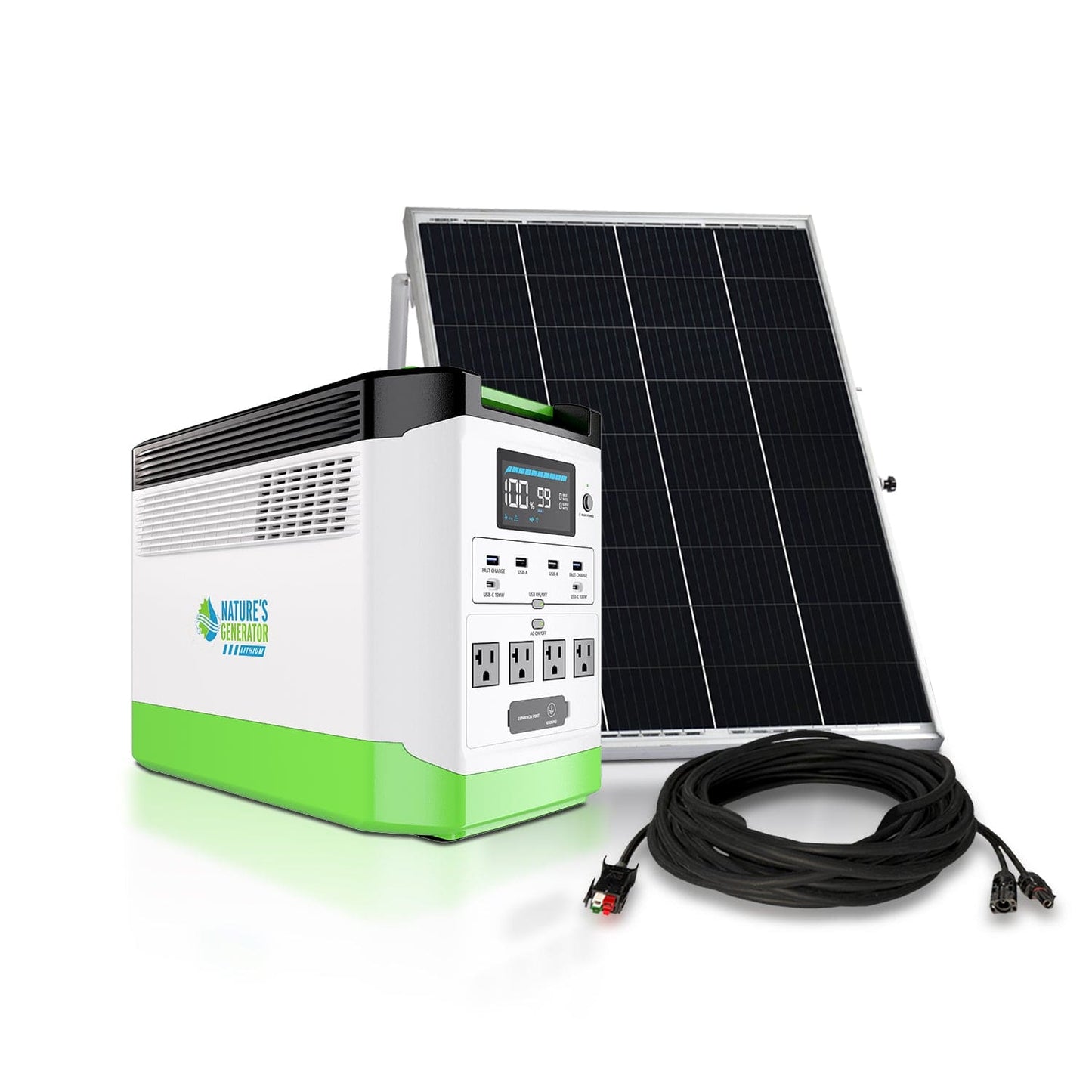 Nature's Generator Lithium 1800 Solar Generator - East Bay Industries