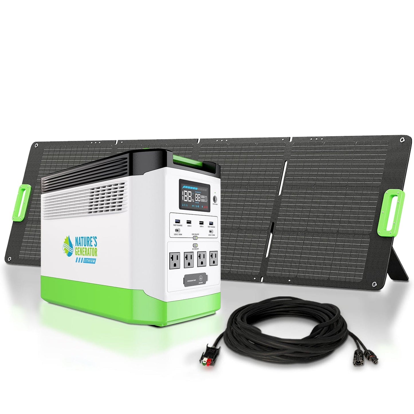 Nature's Generator Lithium 1800 Solar Generator - East Bay Industries