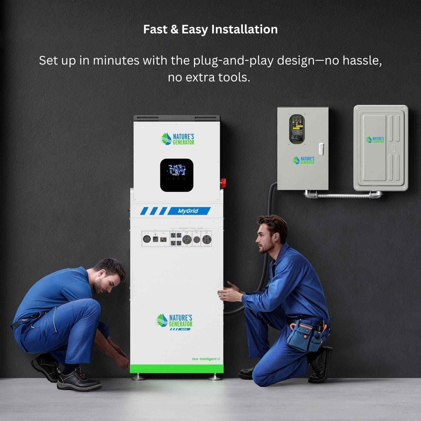 MyGrid 10K Solar and Wind Generator for Home