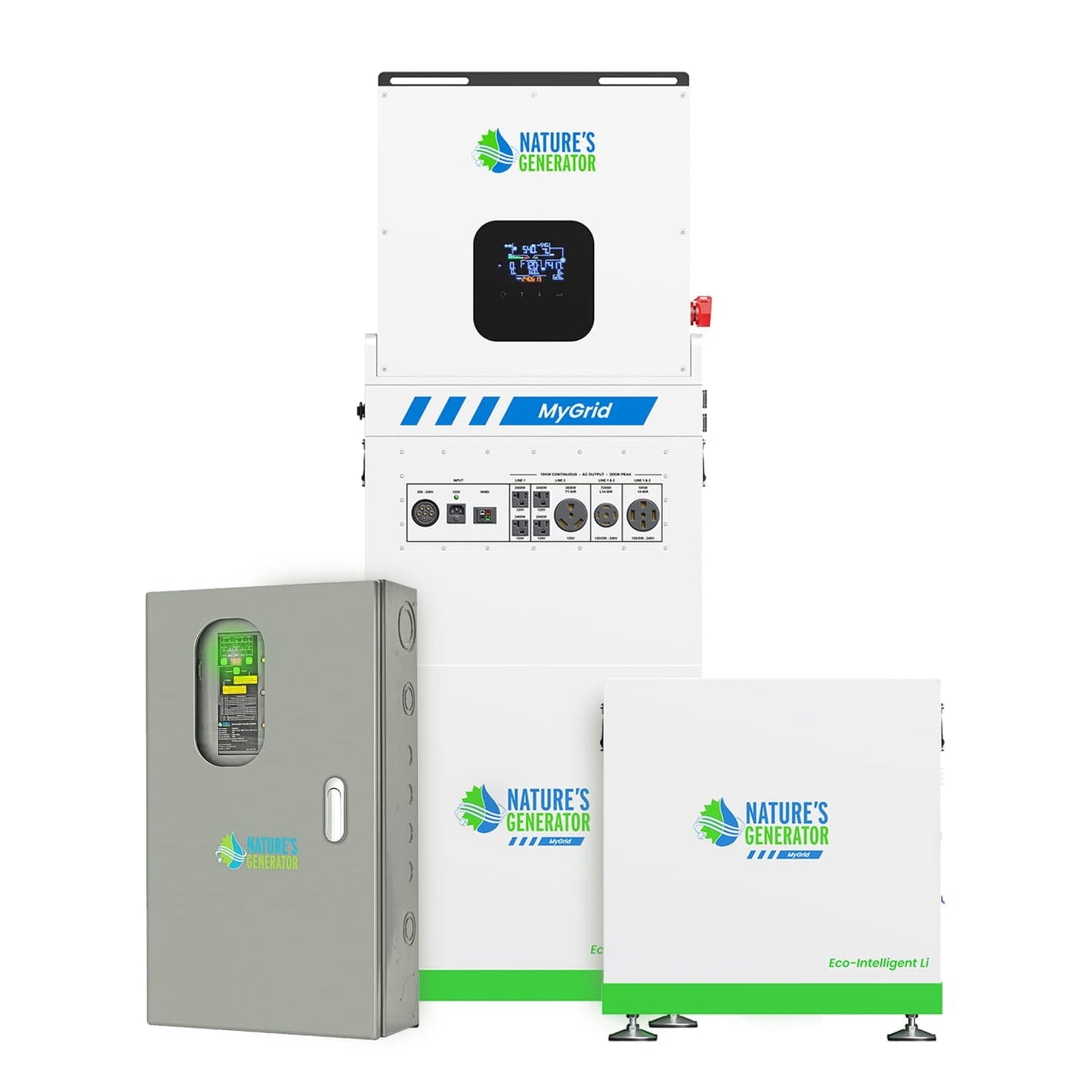 MyGrid 10K with Transfer Switch for House Battery Backup - East Bay Industries