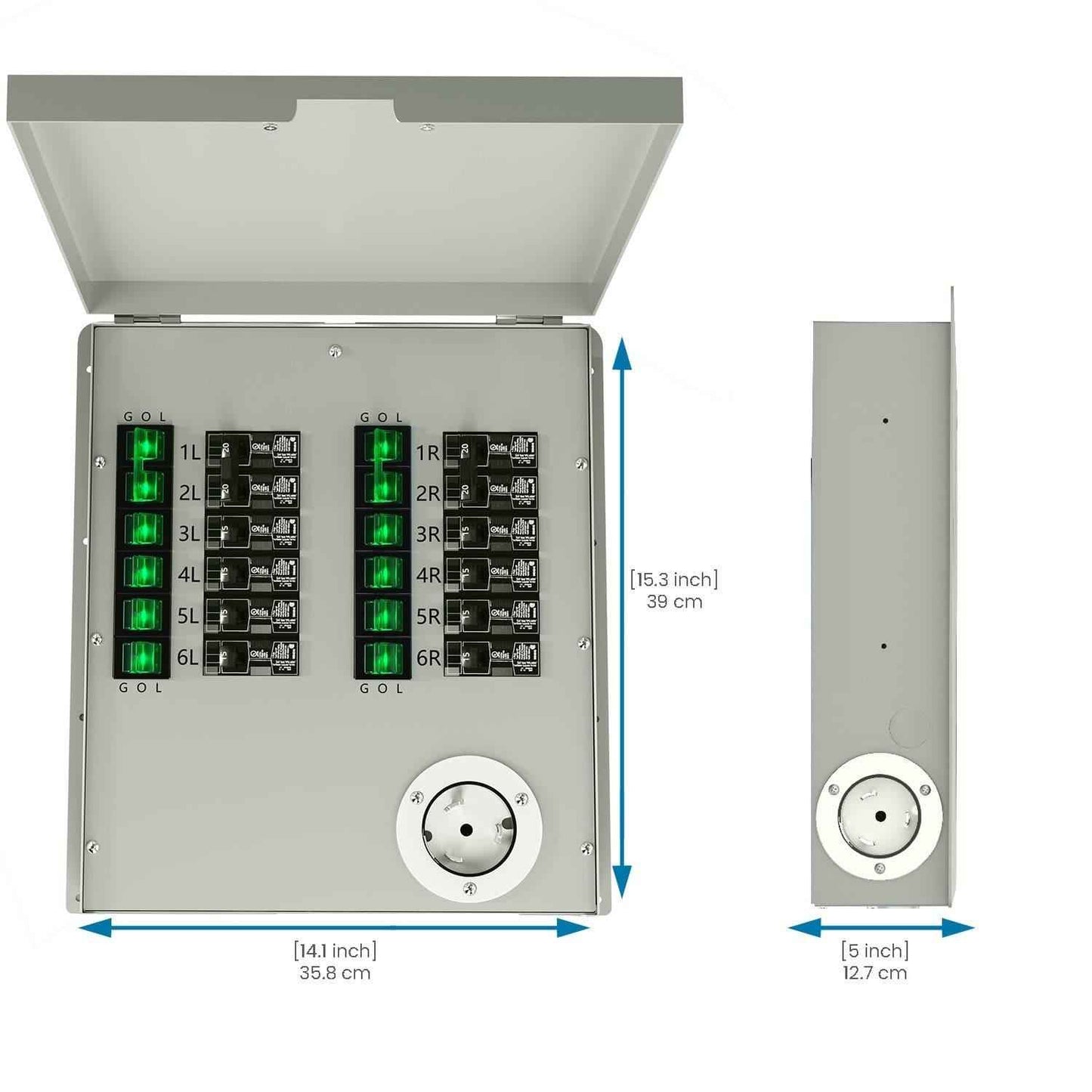 Nature's Generator 12-Circuit 120/240V 50A Non-Automatic Power Transfer Switch