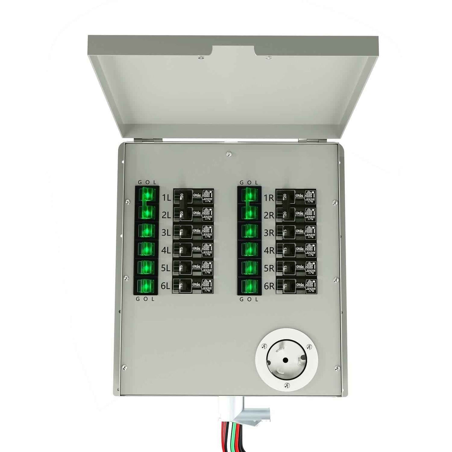 Nature's Generator 12-Circuit 120/240V 50A Non-Automatic Power Transfer Switch