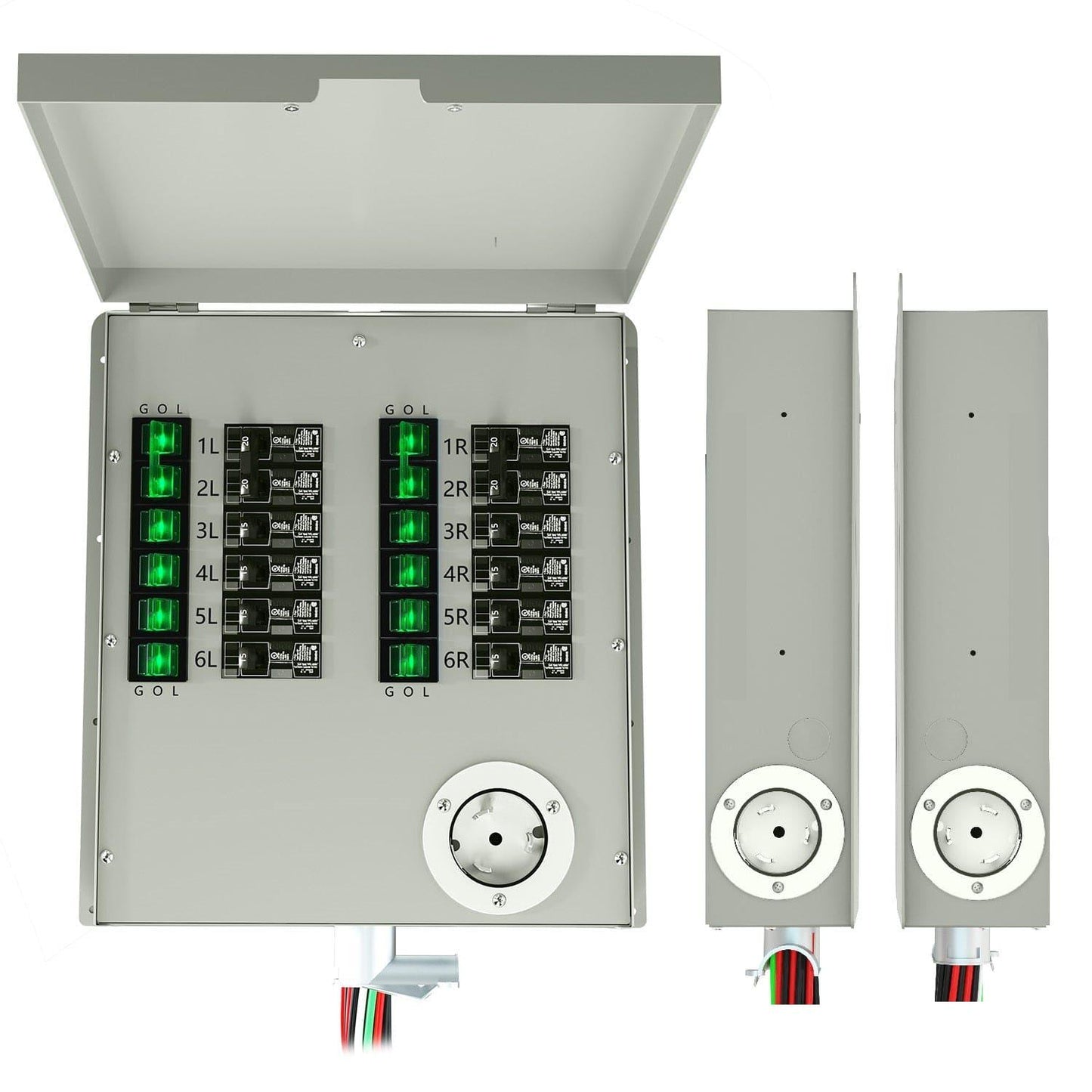 Nature's Generator 12-Circuit 120/240V 50A Non-Automatic Power Transfer Switch - East Bay Industries