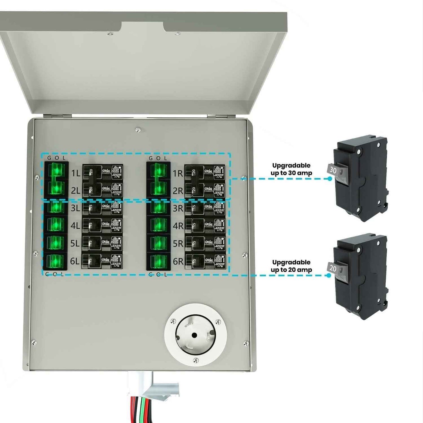 Nature's Generator 12-Circuit 120/240V 50A Non-Automatic Power Transfer Switch
