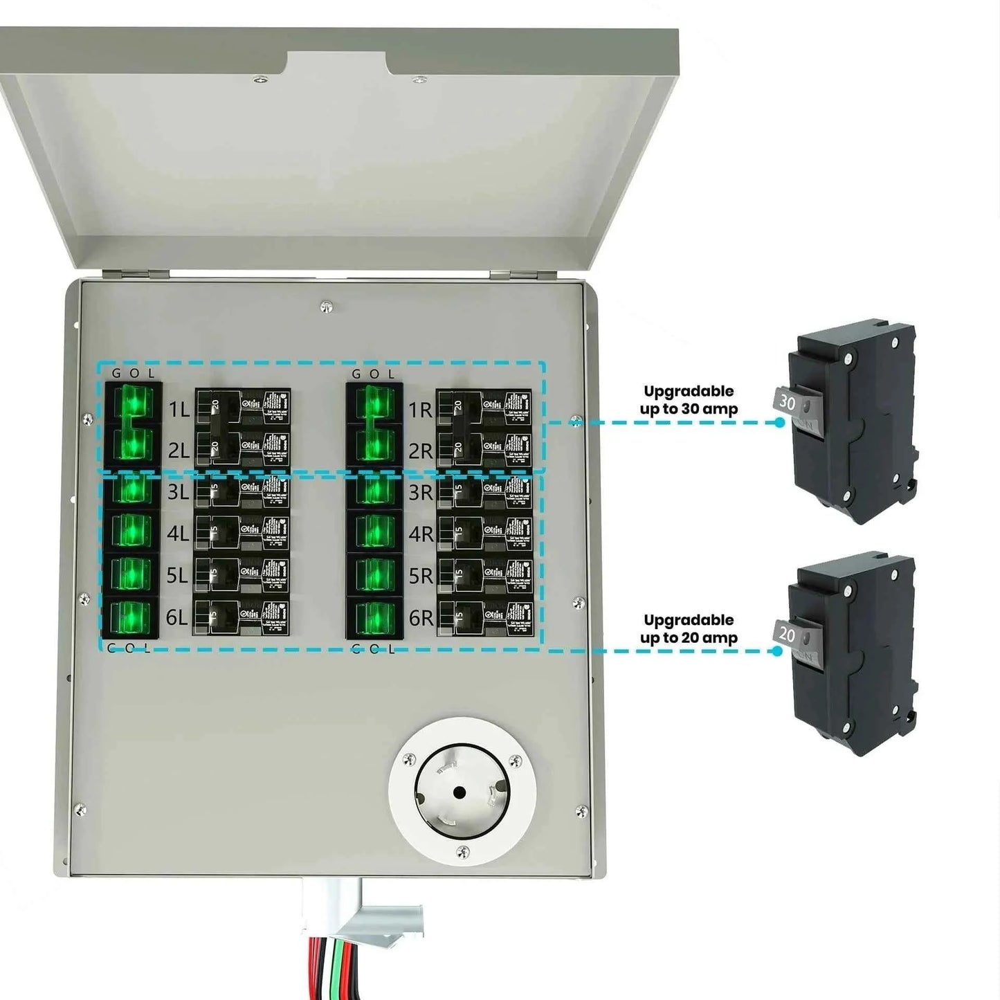 Refurbished - Nature's Generator Power Transfer Kit 12 Circuit 120/240V 50A