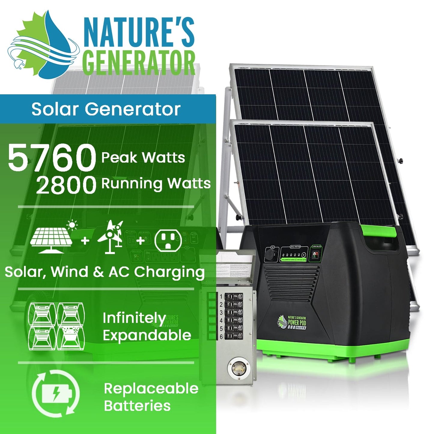 Nature's Generator Elite Platinum - PE System - East Bay Industries