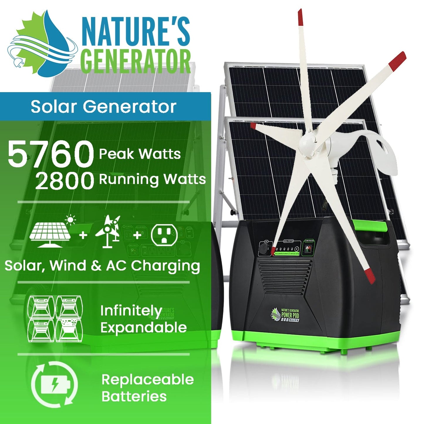 Nature's Generator Elite Platinum - WE System - East Bay Industries