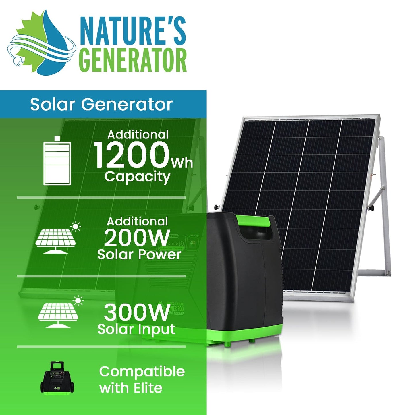Nature's Generator Elite Power Add On Bundle - East Bay Industries