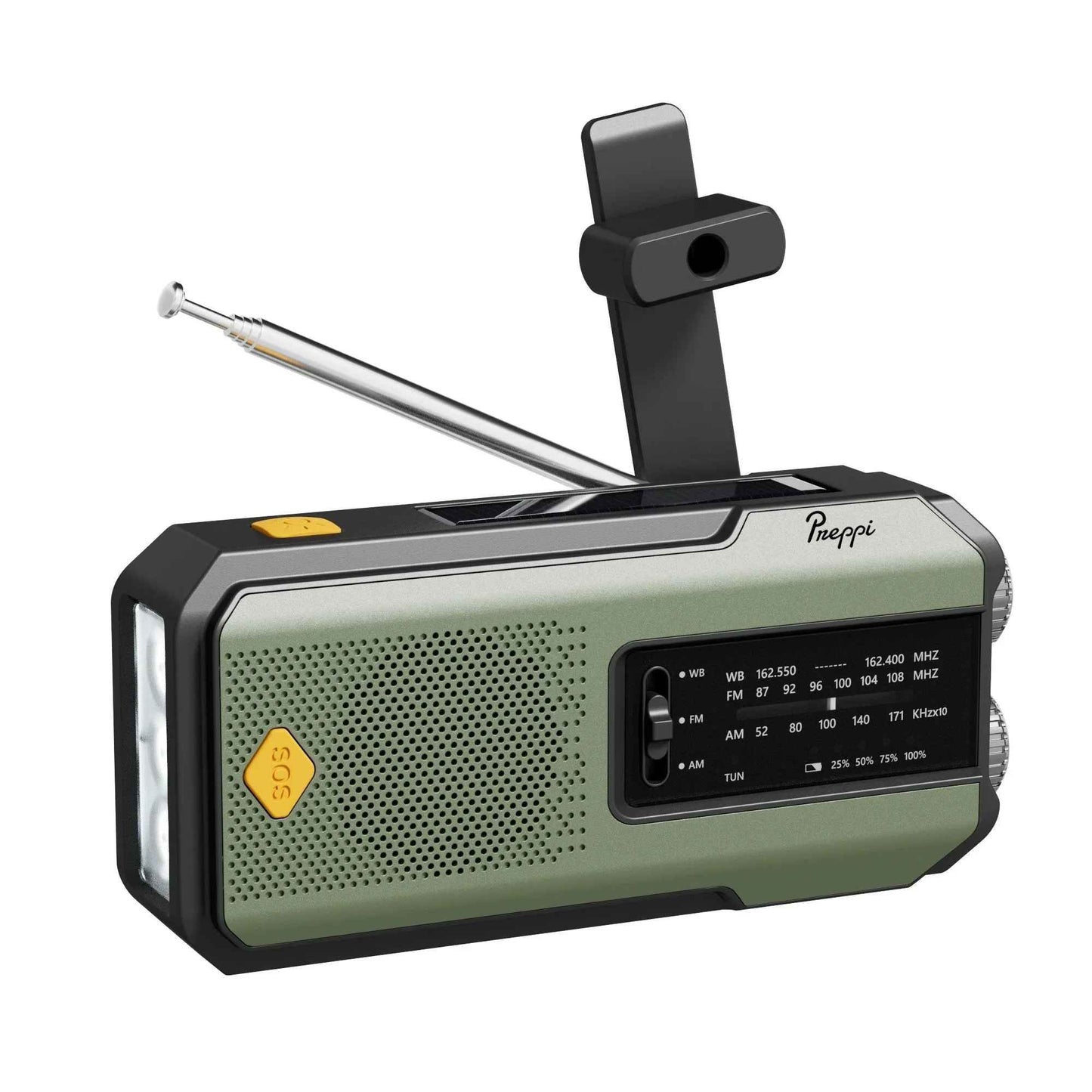 Preppi | Solar Phone Charger & Emergency Radio