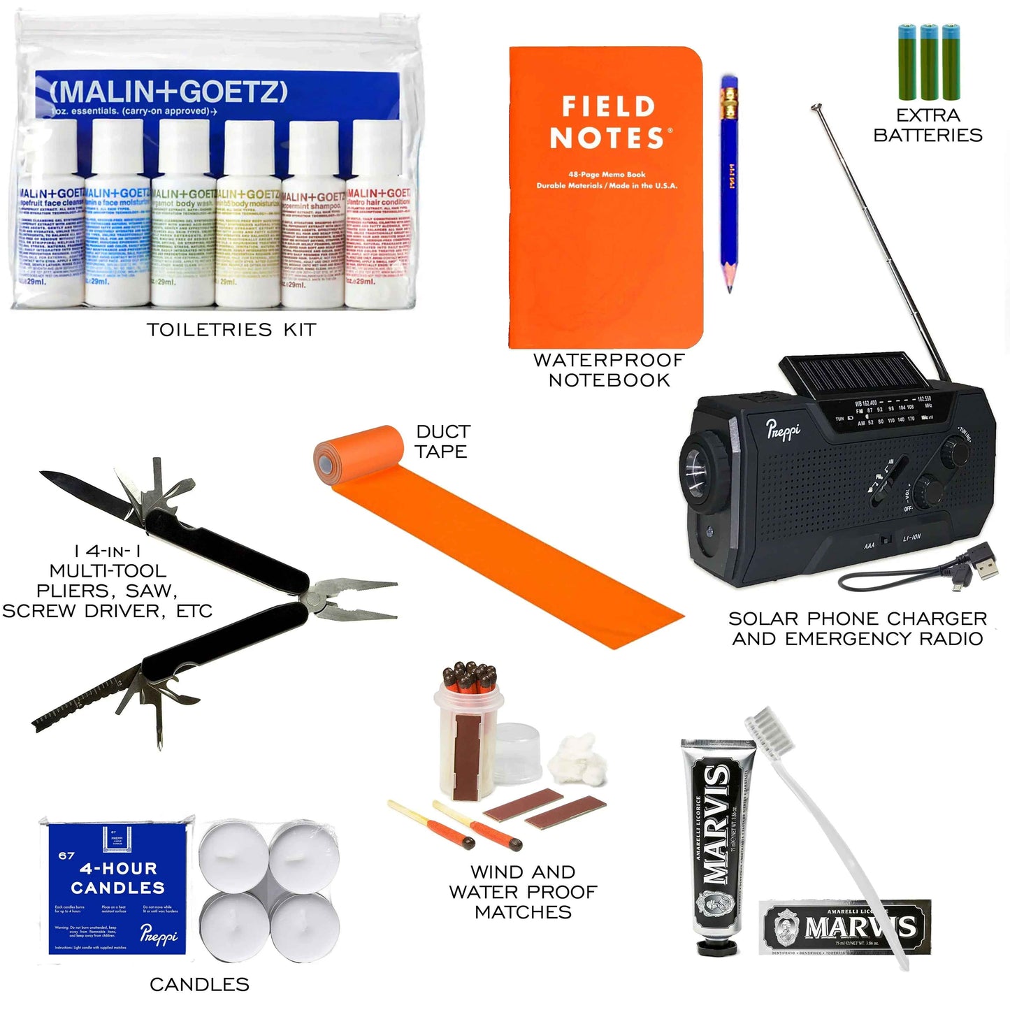 Preppi | The Prepster Advanced Fireproof Backpack | 3-Day Emergency Kit