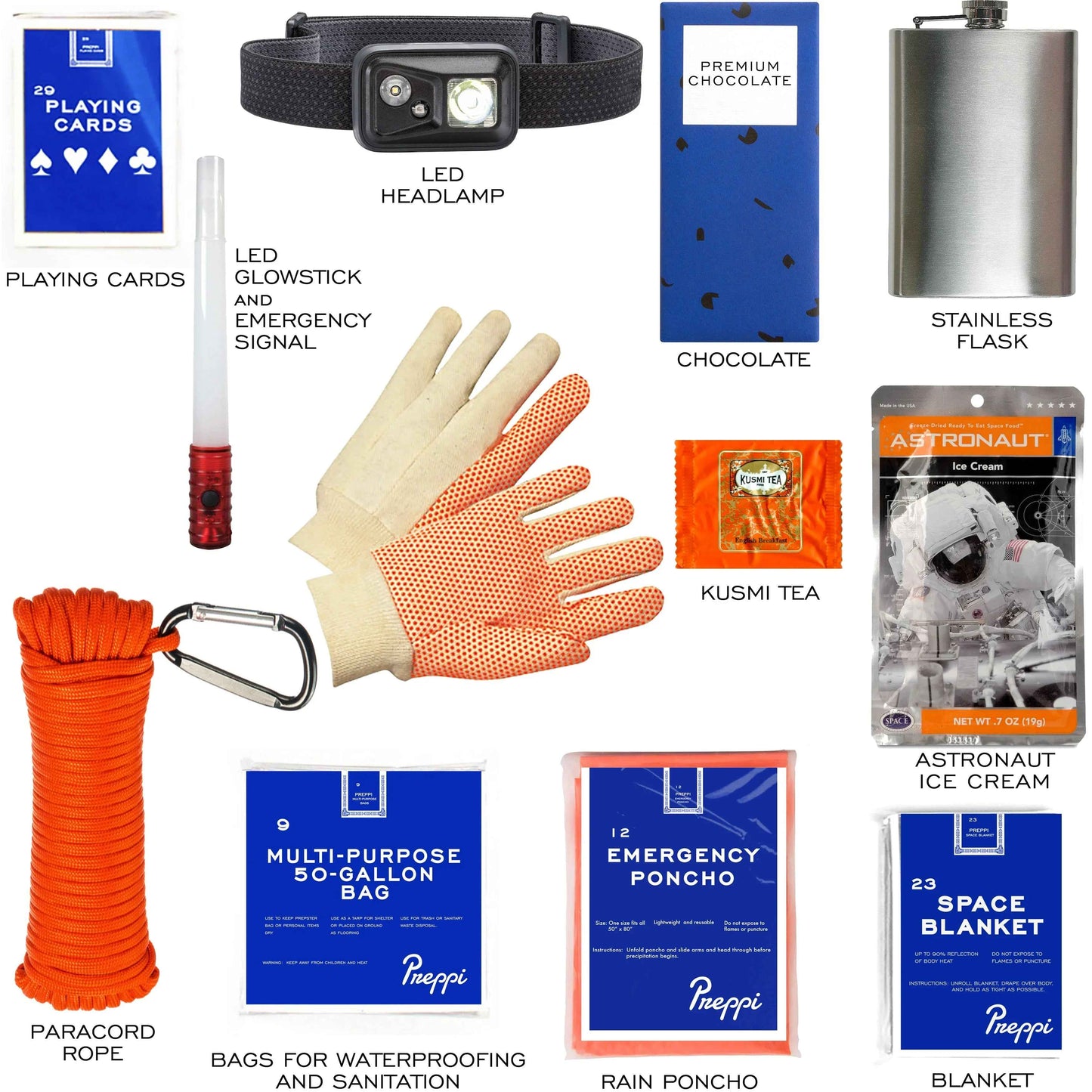 Preppi | The Prepster Advanced Fireproof Backpack | 3-Day Emergency Kit