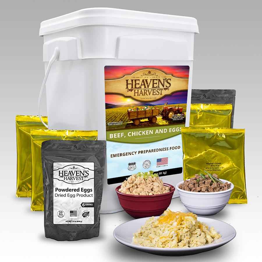 Protein Booster Bucket - 6 Pack - Emergency Survival Food Kit