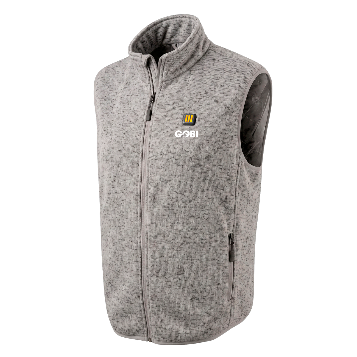 Gobi Heat Sierra Men's Heated Knit Vest with 10,000 mAh Battery