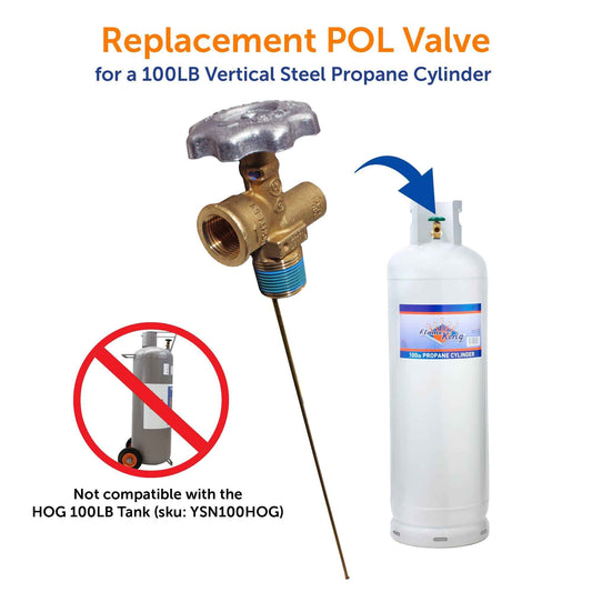 Flame King 100lb POL Valve