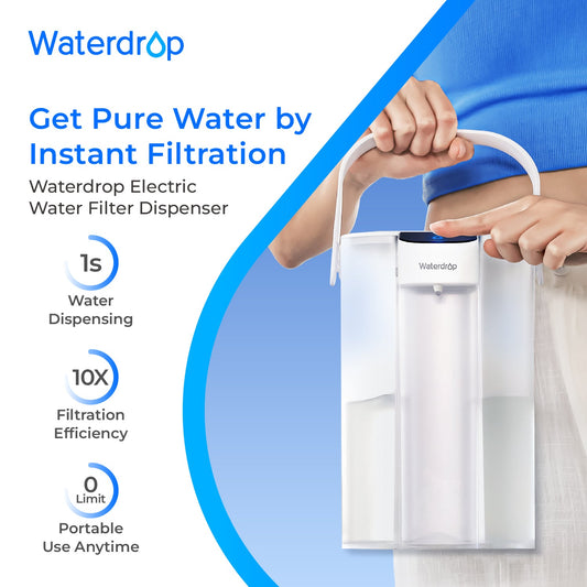 Waterdrop Electric Water Filter, ED01 Countertop Water Filtration System - East Bay Industries