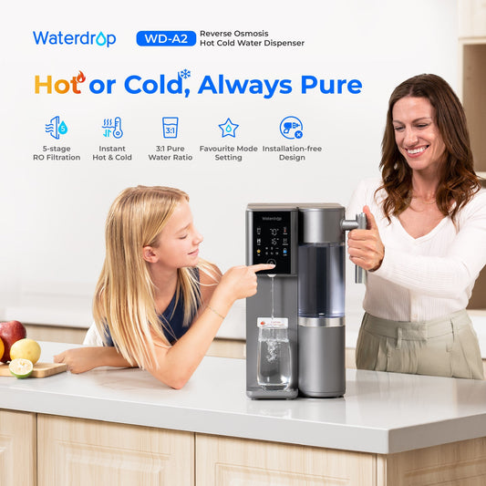 Waterdrop Reverse Osmosis Hot Cold Water Dispenser, A2 - East Bay Industries