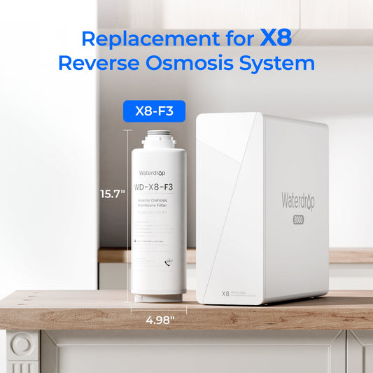 X8-F3 Filter for Waterdrop X8 Reverse Osmosis System | 800 GPD - East Bay Industries