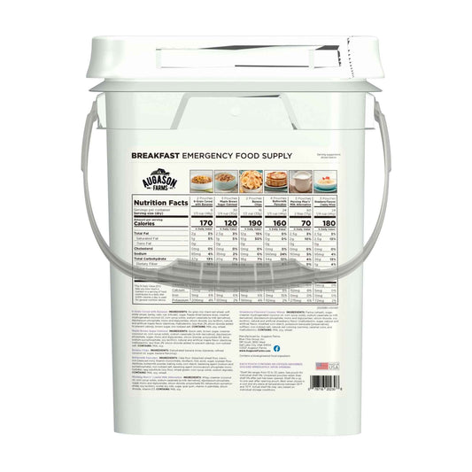 Breakfast Variety Pail, 162 Servings