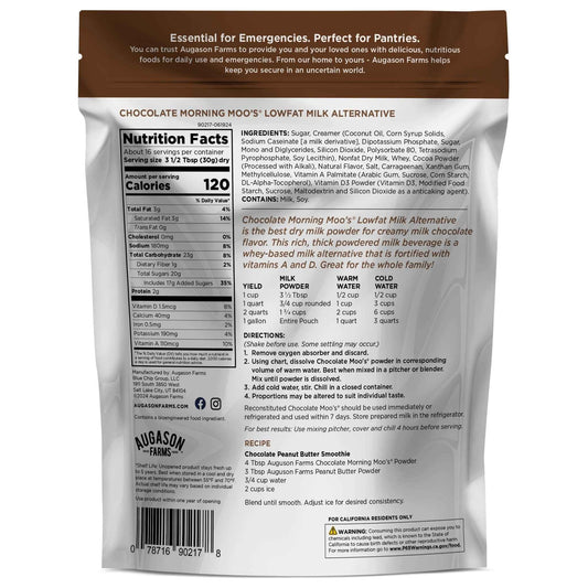 Chocolate Morning Moo's Milk Alternative Pouch, 16 Servings