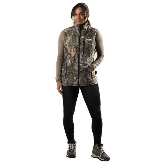 Colorado Womenâs Heated Hunting Vest - Available in Mossy OakÂŽ and Real TreeÂŽ