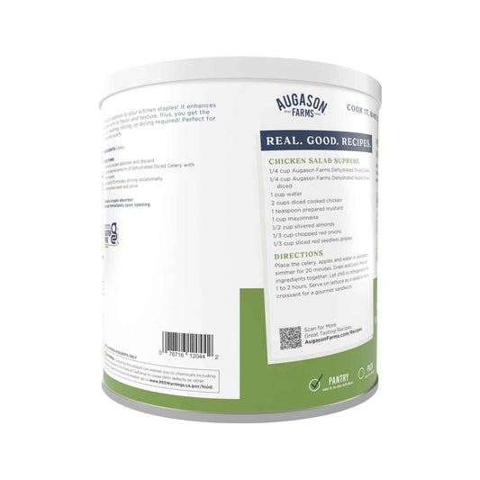 Dehydrated Cross Cut Celery Can, 73 Servings