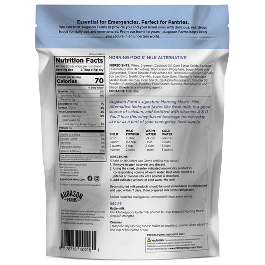 Morning Moo’s Milk Alternative Pouch, 20 Servings