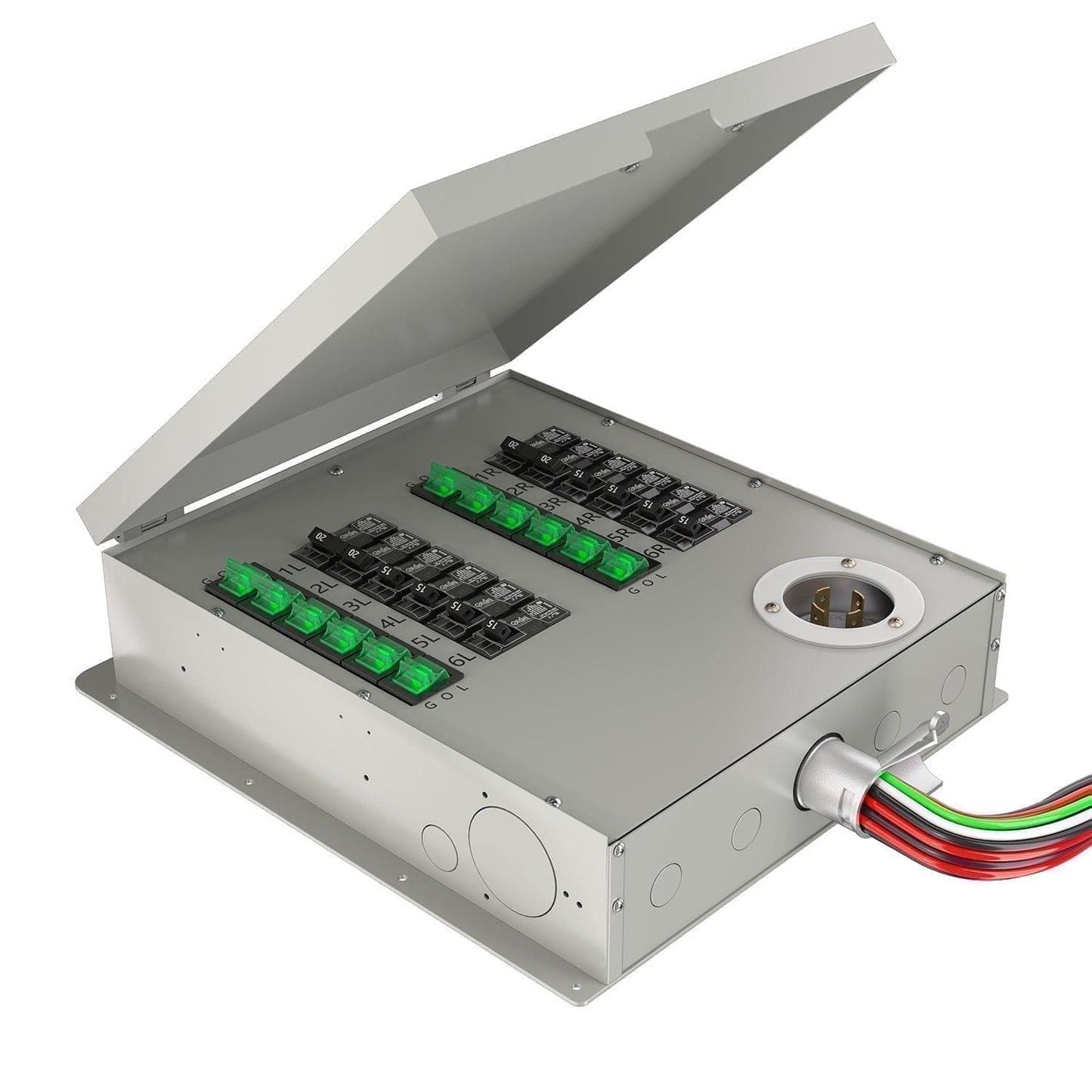 Nature's Generator 12-Circuit 120/240V 30A Non-Automatic Power Transfer Switch - East Bay Industries