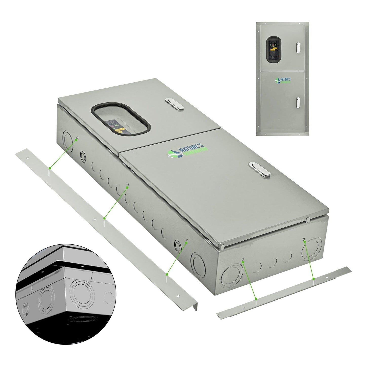 Nature's Generator 125A Automatic Transfer Switch Flush Mount - East Bay Industries