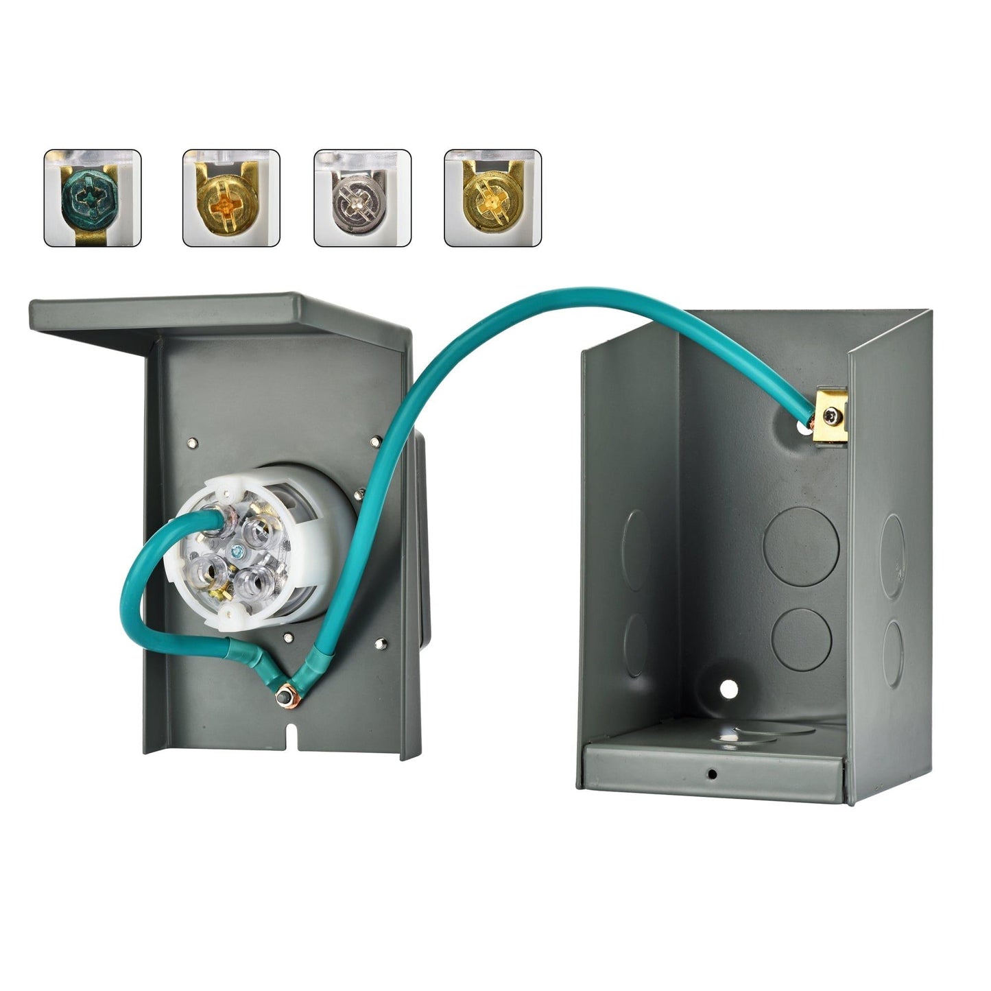 Nature's Generator 30A Power Inlet Box - East Bay Industries
