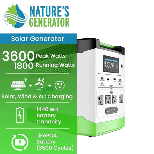 Nature's Generator Lithium 1800 Power Station