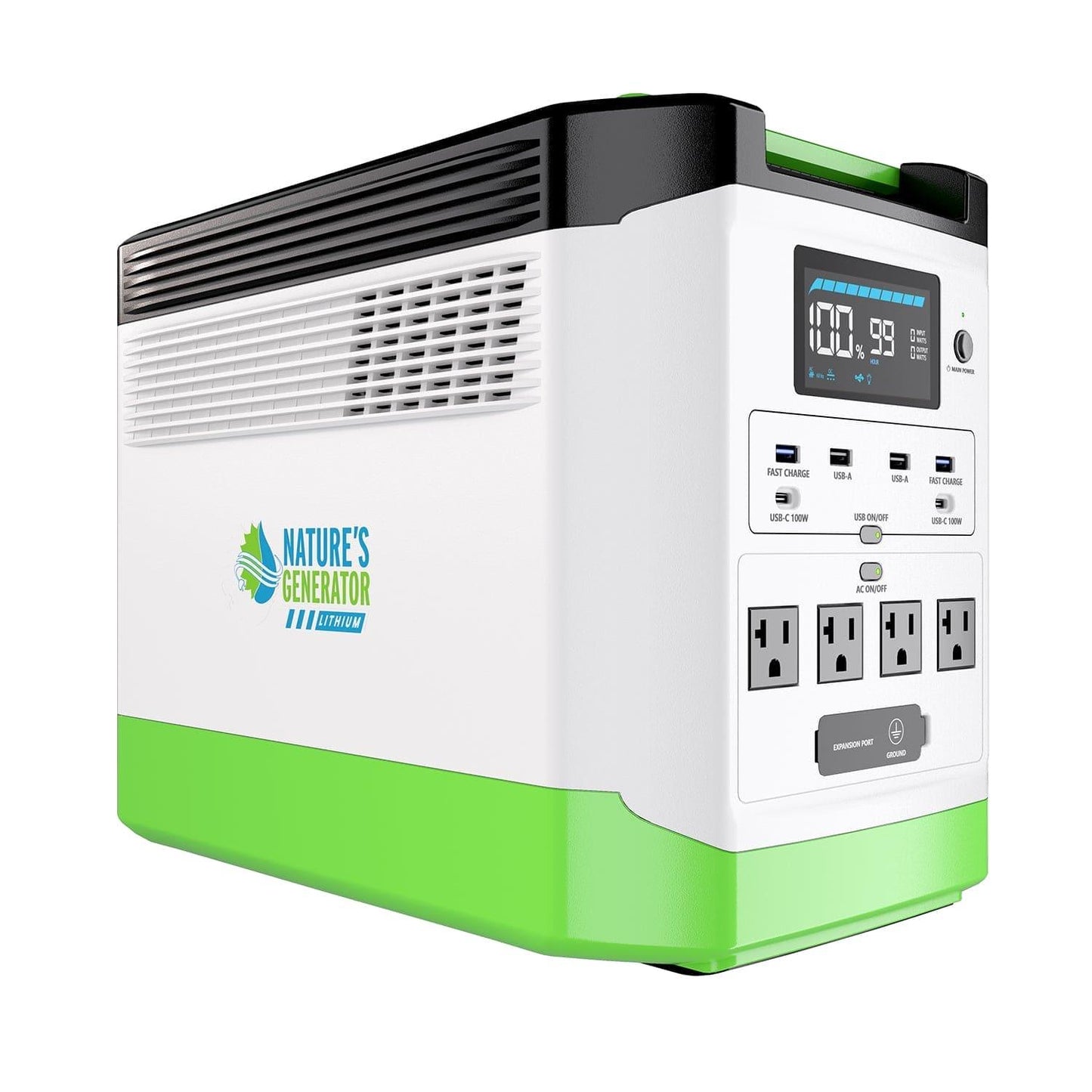 Nature's Generator Lithium 1800 Solar Generator - East Bay Industries