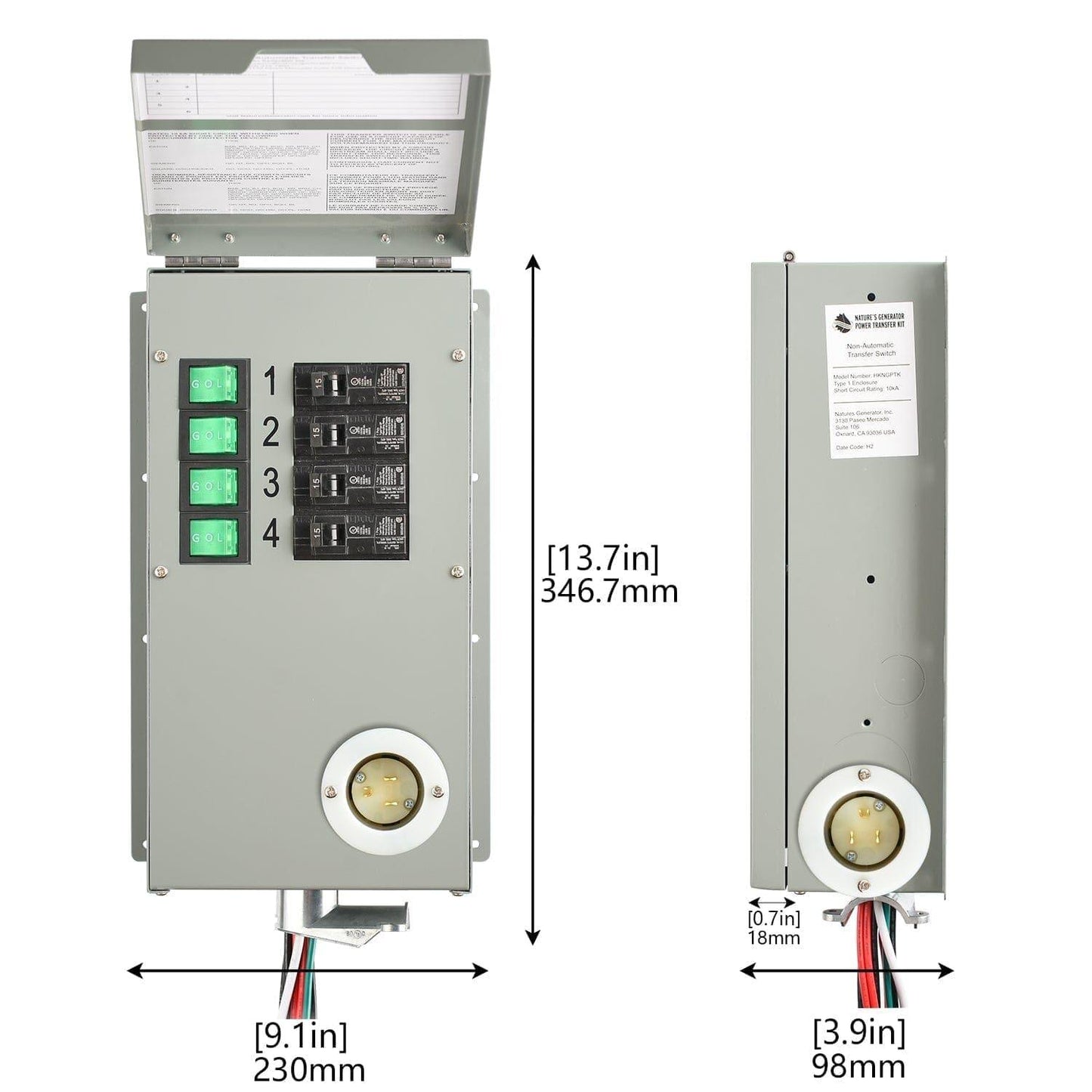 Nature's Generator Platinum - PE System - East Bay Industries
