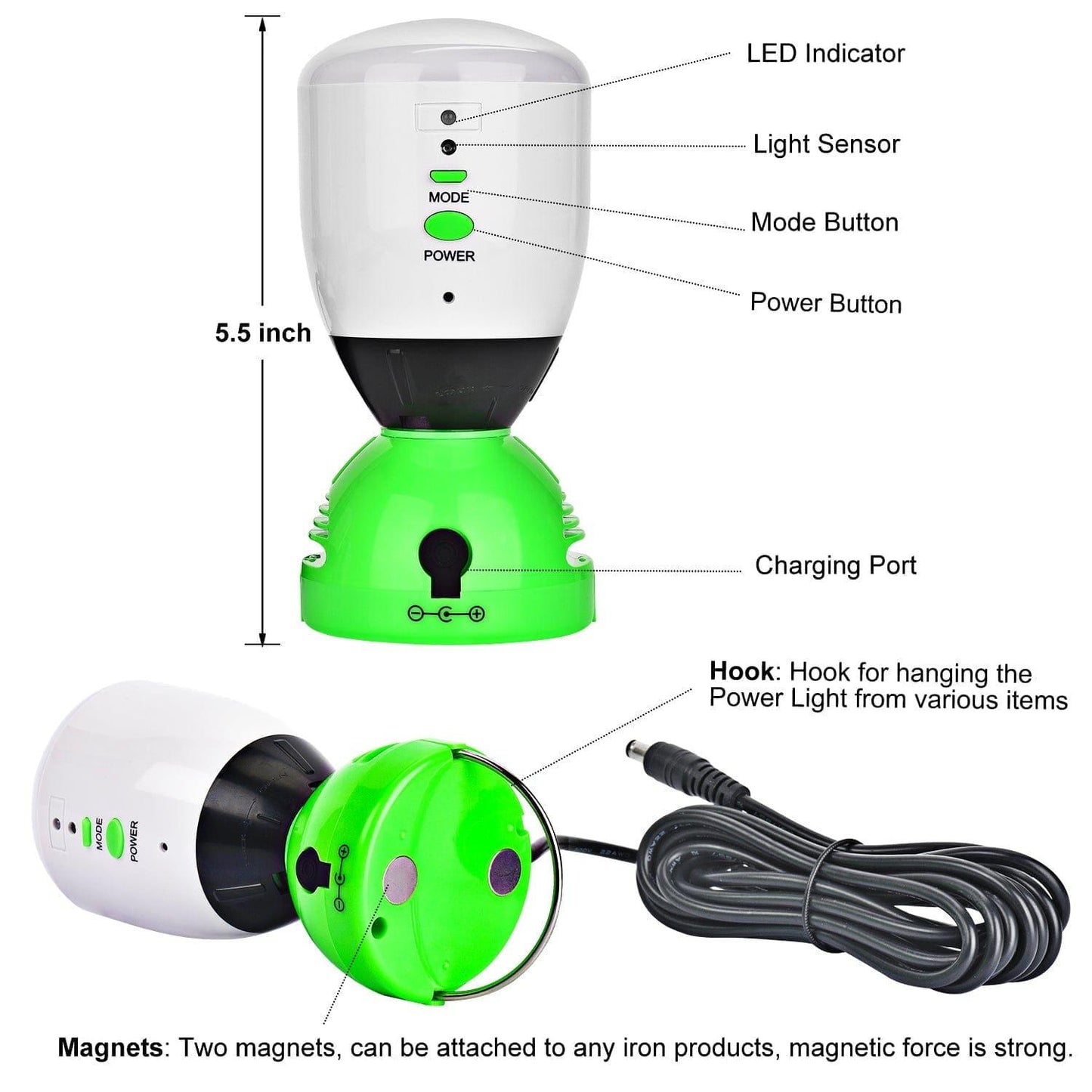 Nature's Generator Power Light - 4 Pack - East Bay Industries