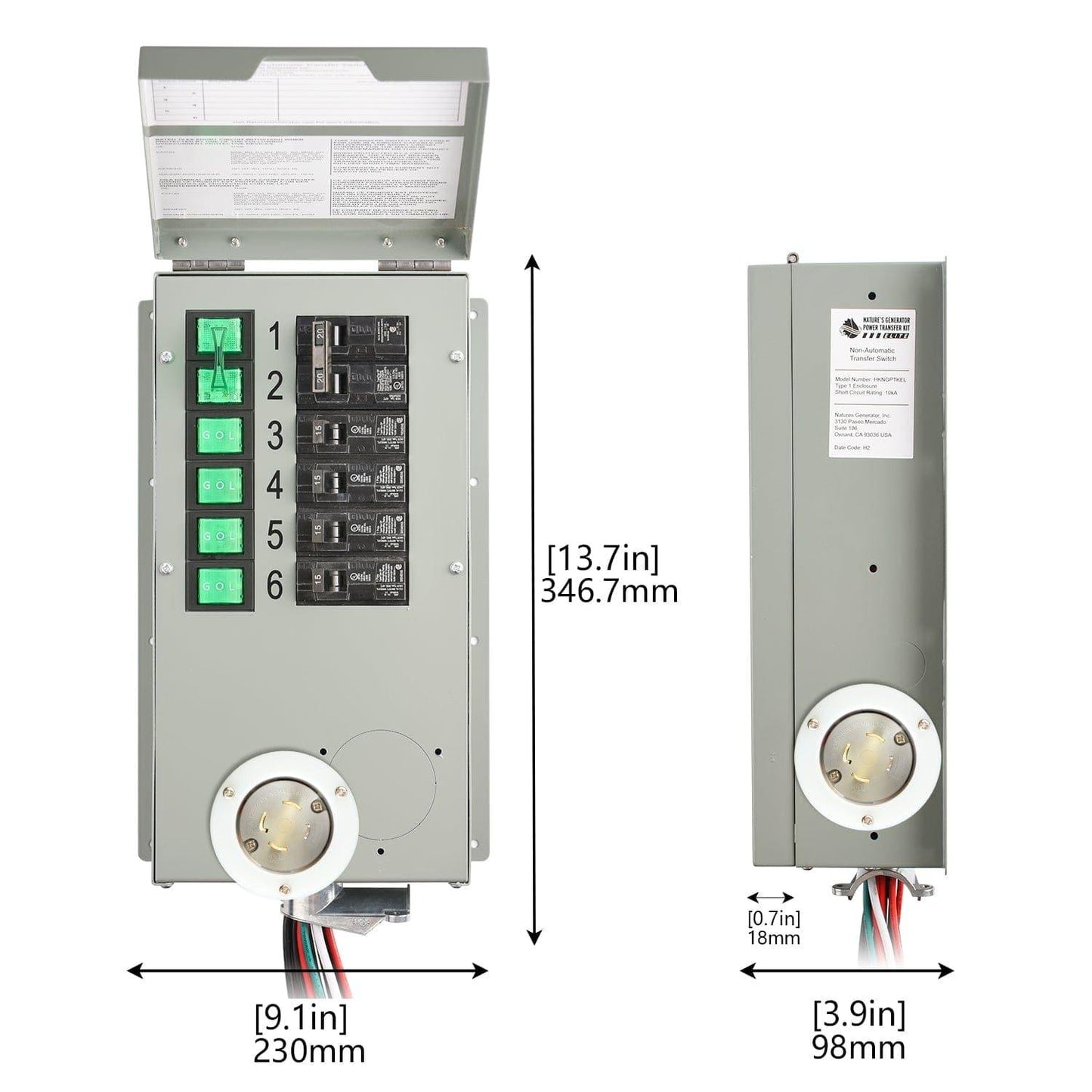 Nature's Generator Powerhouse Platinum Plus PE System - East Bay Industries