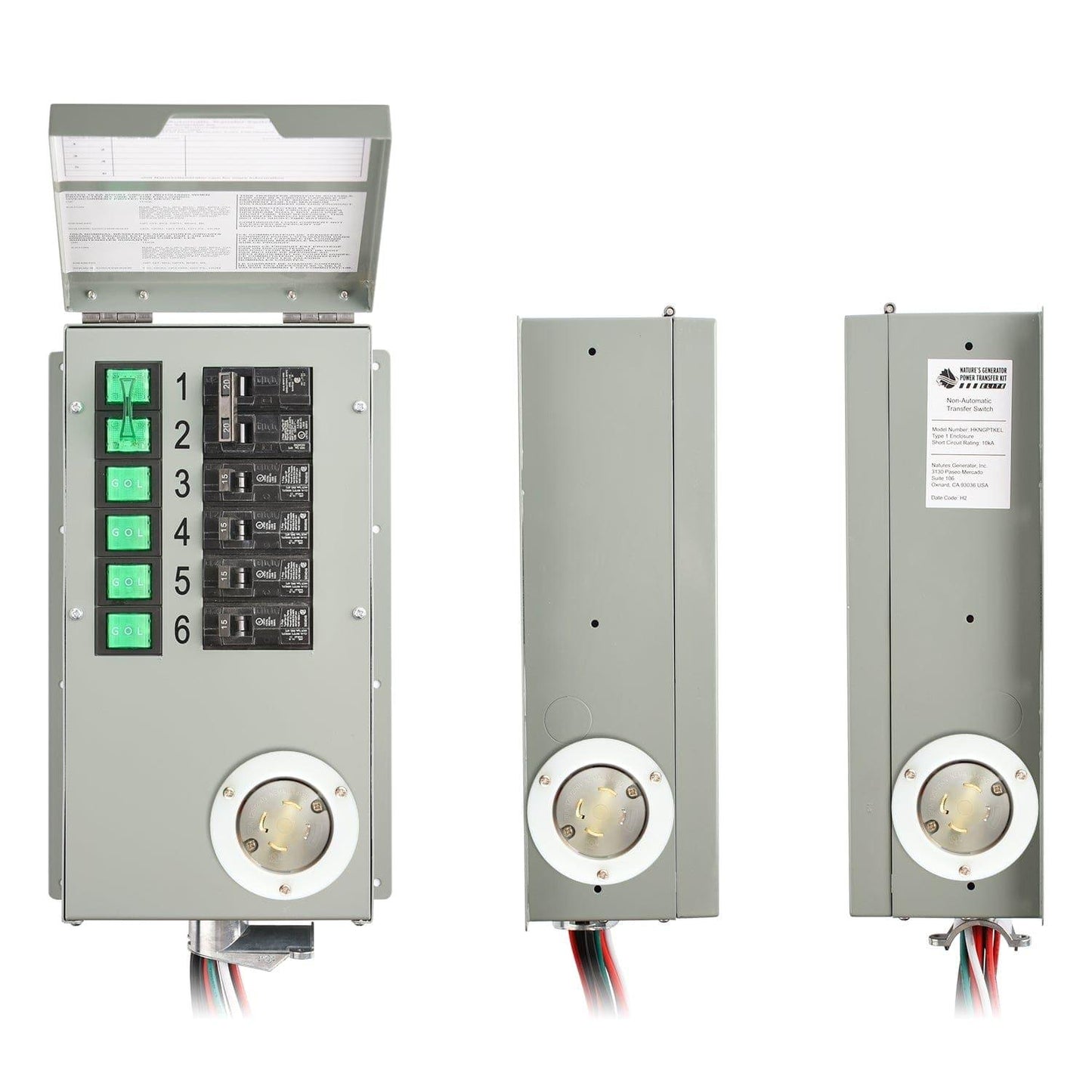 Nature's Generator Powerhouse Power Transfer Switch Kit - East Bay Industries