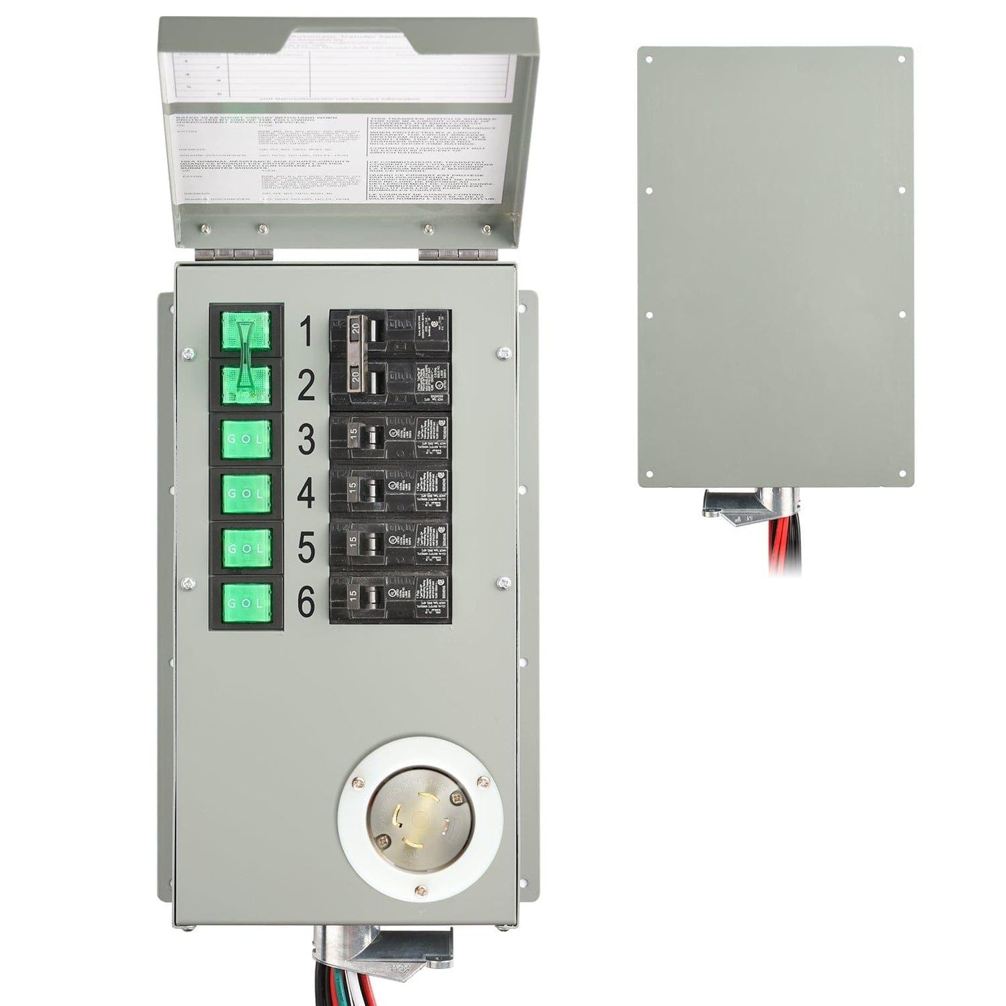 Nature's Generator Powerhouse Power Transfer Switch Kit - East Bay Industries