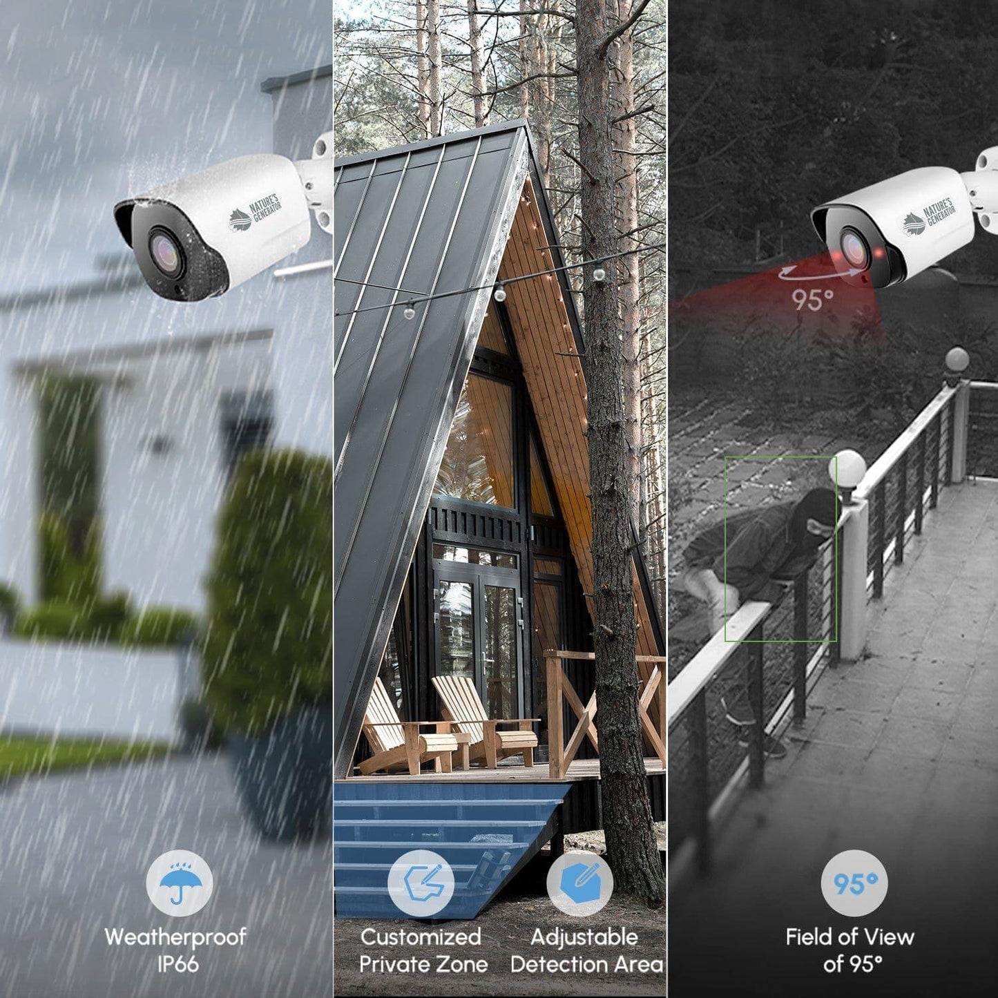 Nature's Generator Powerhouse Security Camera System - East Bay Industries