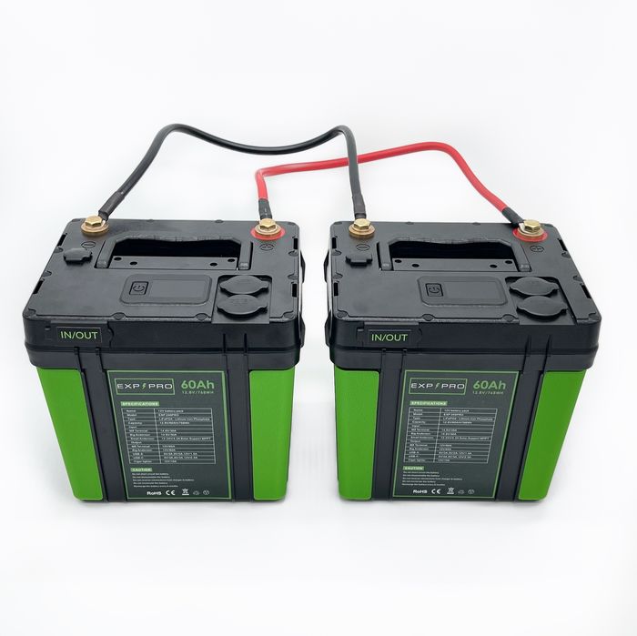 EXP240PRO CPAP Battery with DC Cord | Portable, Solar Rechargeable LiFePO4 Battery