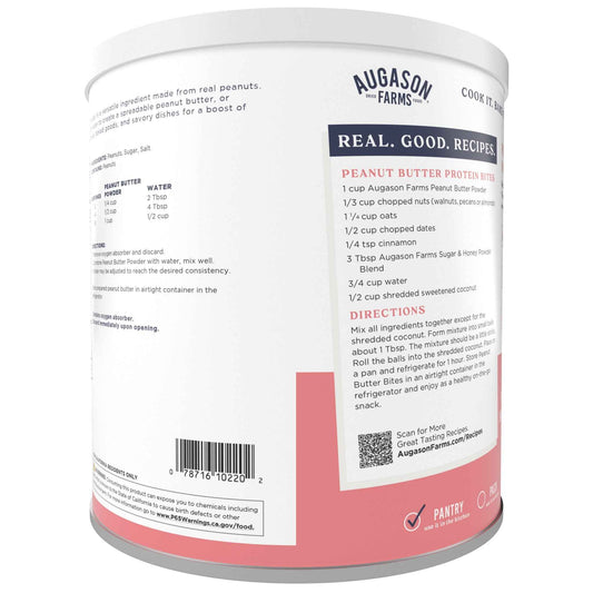 Peanut Butter Powder Can, 60 Servings