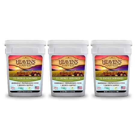 Entree Bucket - 3 Pack - Emergency Survival Food Kit