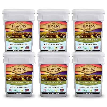 Protein Booster Bucket - 6 Pack - Emergency Survival Food Kit