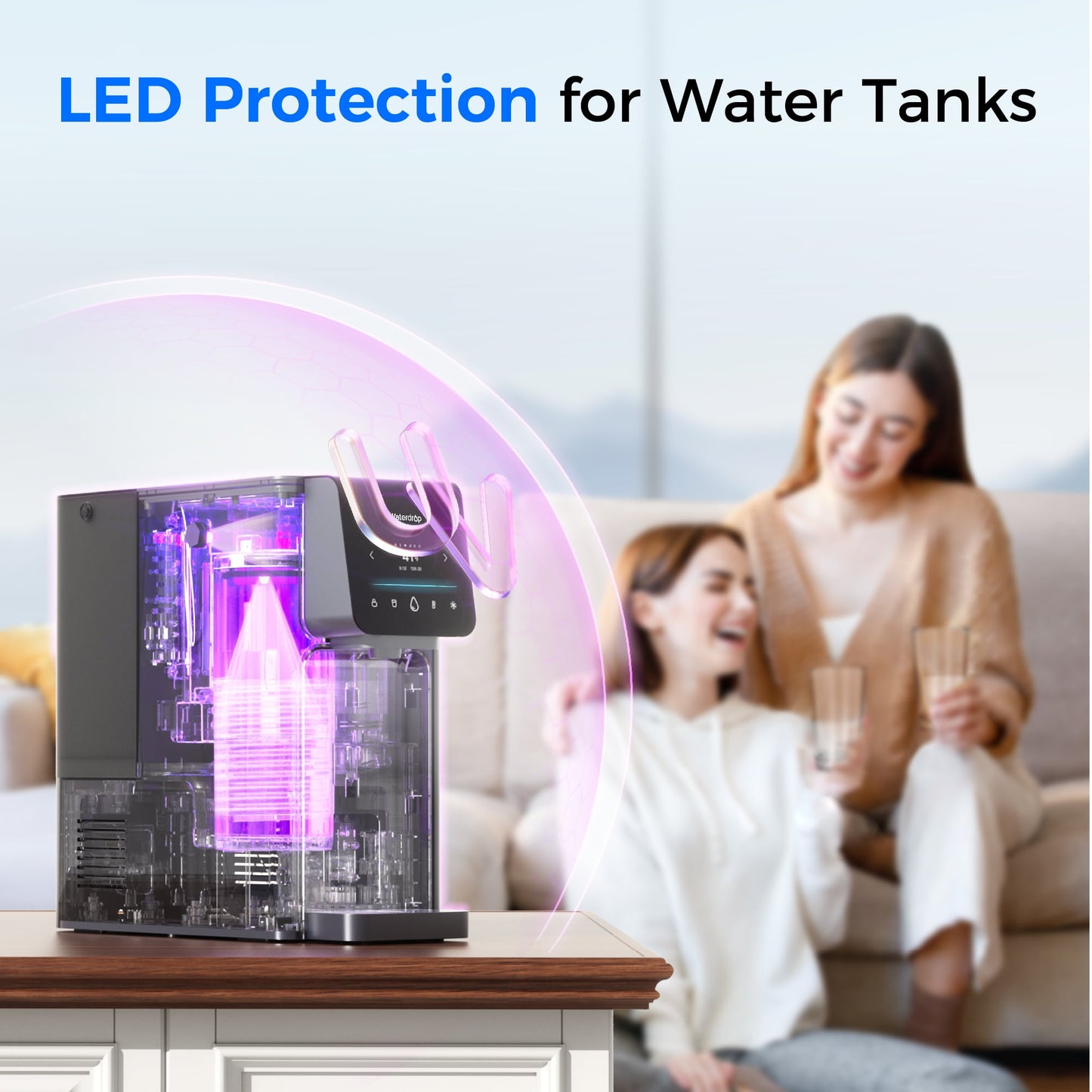 Waterdrop Reverse Osmosis Hot Cold Water Dispenser, A1