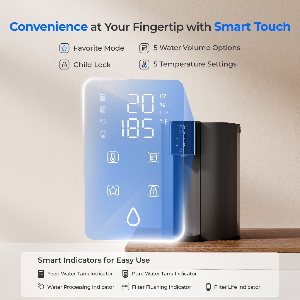 Waterdrop C1H Instant Hot Water Reverse Osmosis System